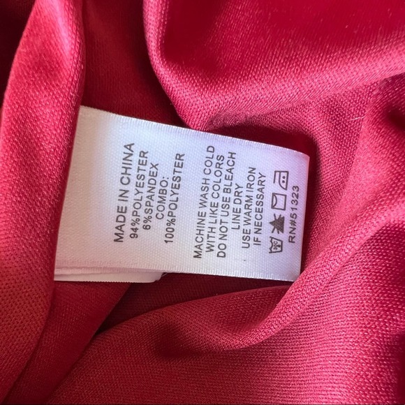 1.STATE Red Bodycon Midi Dress - Picture 10 of 14